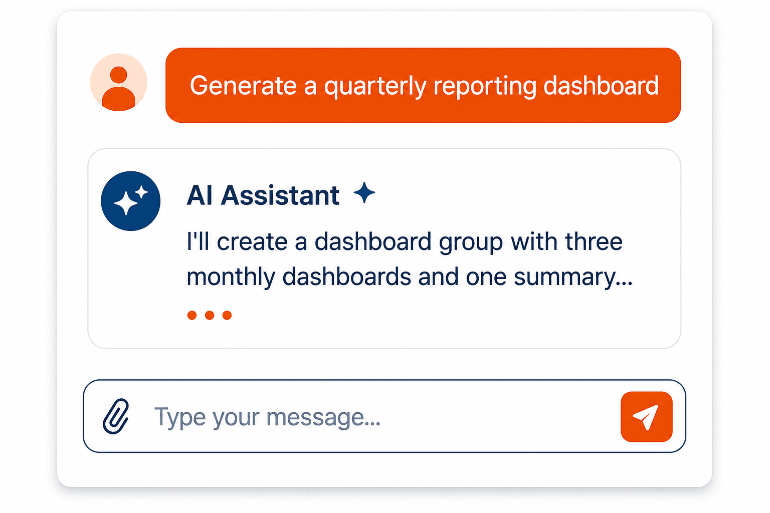 Example OneStream dashboard generated by OneCraft, showing KPIs and charts